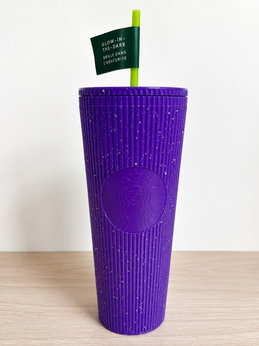 Starbucks 2024 Halloween Purple Potion Glow in Dark Cold Cup Tumbler 24oz NWT